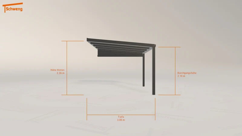 #DE Schweng Terrassenüberdachung S350 (ID zb5mpw)