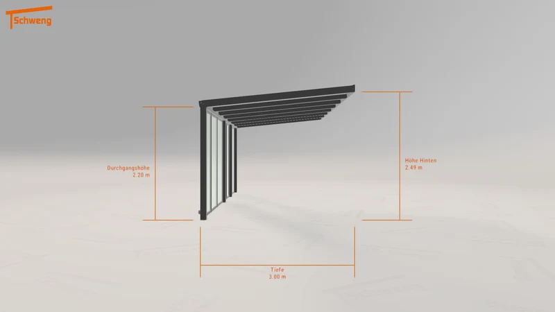 #DE Schweng Terrassenüberdachung S350 (ID w32qzy)