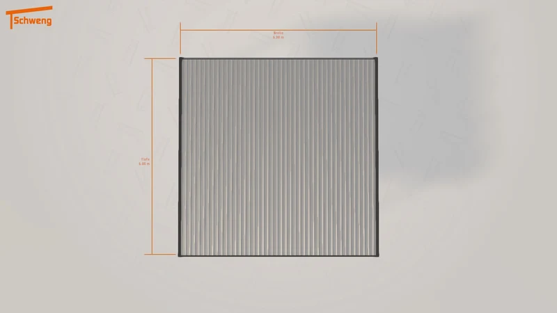 #DE Schweng Flachdachcarport C600+ (ID n5dggb)