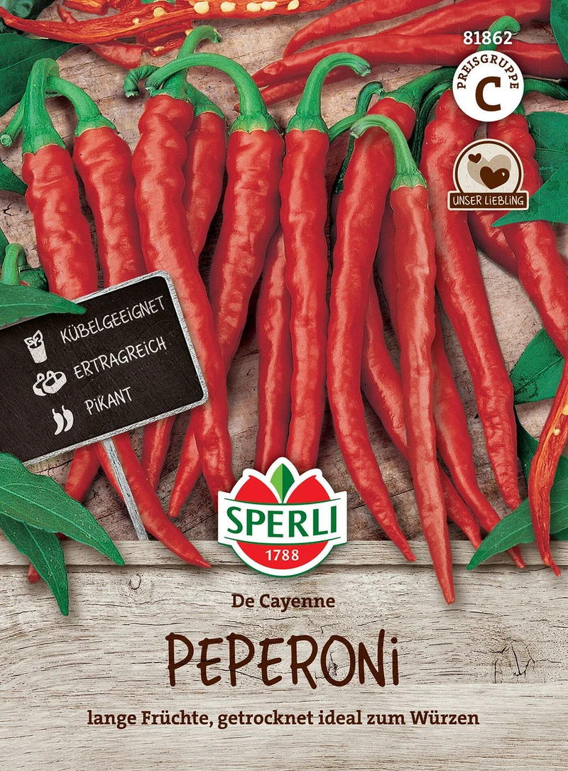 SPERLI Peperoni-Samen 'De Cayenne'