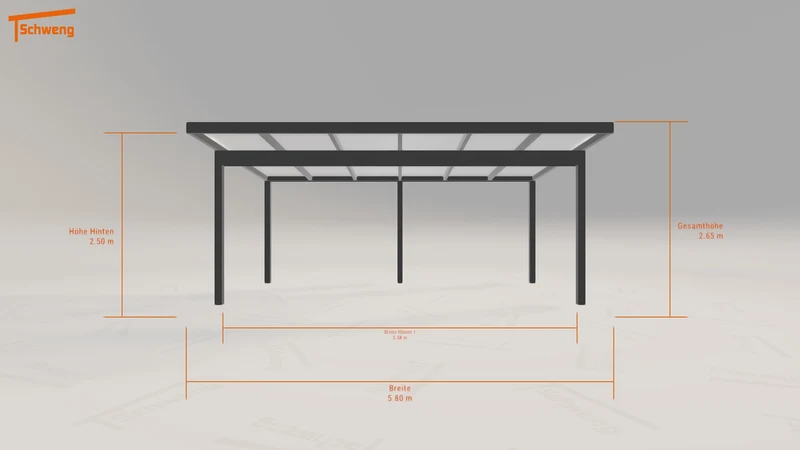 #DE Schweng Terrassenüberdachung S400 (ID zb5mbv)