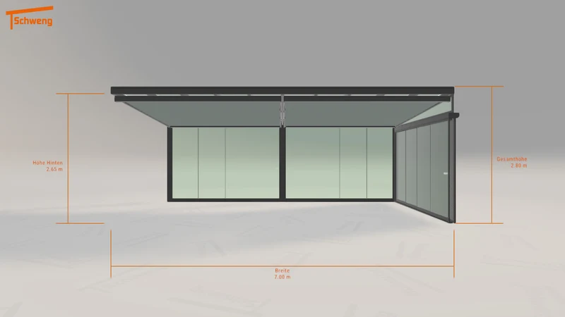 #DE Schweng Terrassenüberdachung S400 (ID ygyqxv)