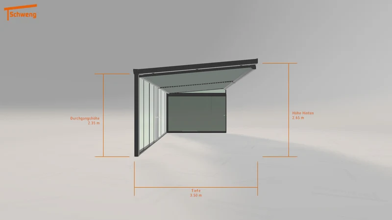 #DE Schweng Terrassenüberdachung S400 (ID ygyqxv)