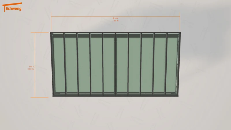 #DE Schweng Terrassenüberdachung S400 (ID ygyqxv)