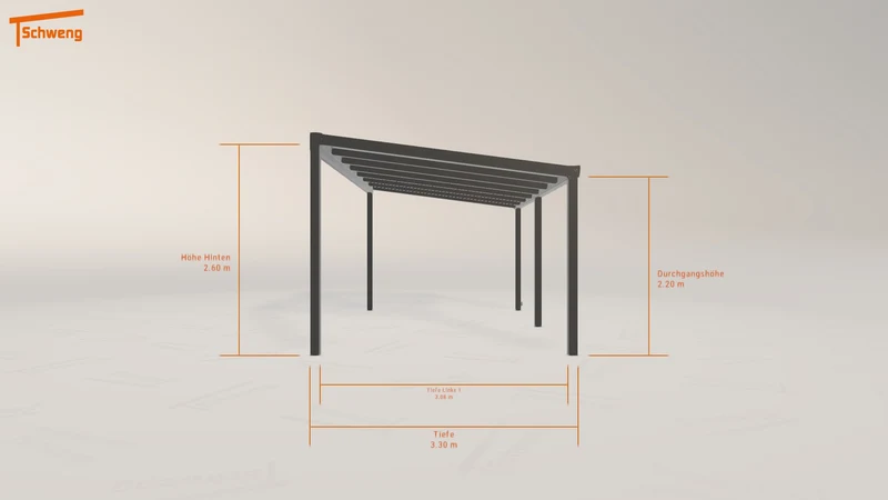 #DE Schweng Terrassenüberdachung S400 (ID g73yjd)