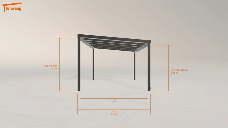 #DE Schweng Terrassenüberdachung S400 (ID g73jz4)