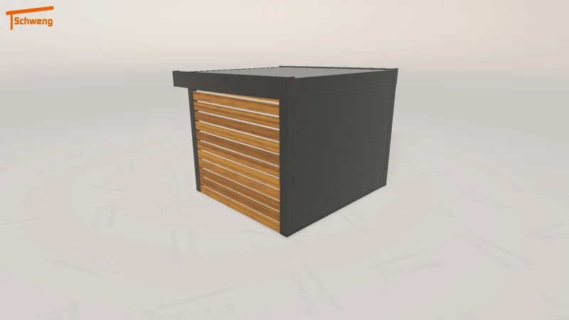 #DE Schweng Flachdachcarport C600+ (ID pb9xdy) #MTG