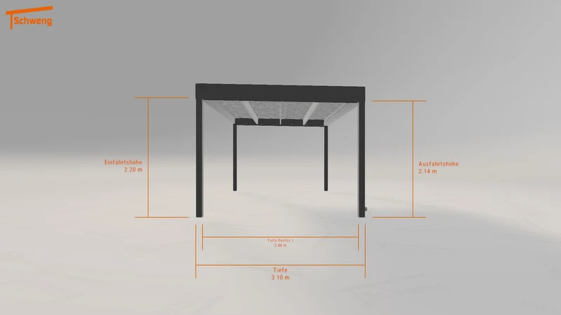 #DE Schweng Flachdachcarport C600 (ID mjpdq9) #MTG