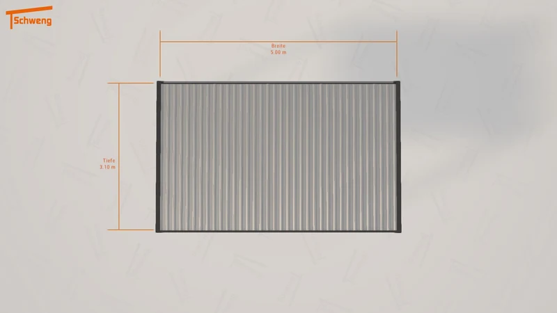 #DE Schweng Flachdachcarport C600 (ID mjpdq9) #MTG