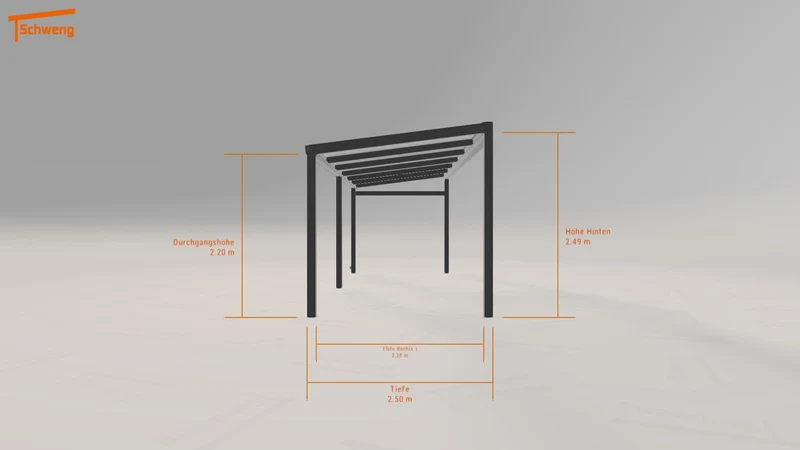 #DE Schweng Terrassenüberdachung S350 (ID w325py)