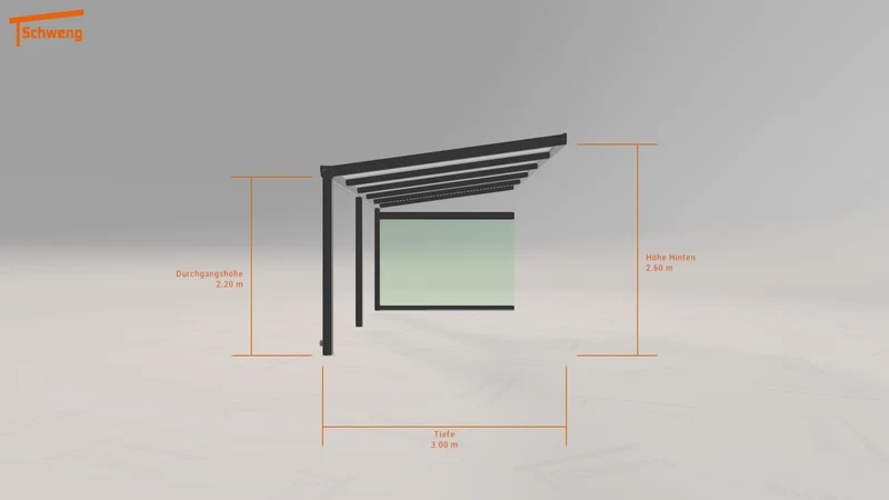 #DE Schweng Terrassenüberdachung S400 (ID pb9gwy)