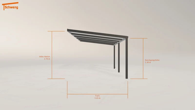 #DE Schweng Terrassenüberdachung S350 (ID k2q8kb)