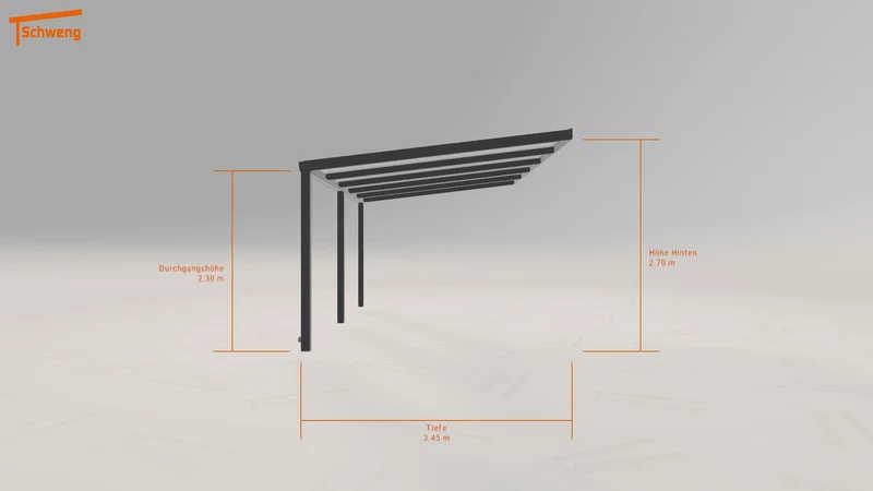 #DE Schweng Terrassenüberdachung S350 (ID k2q8kb)