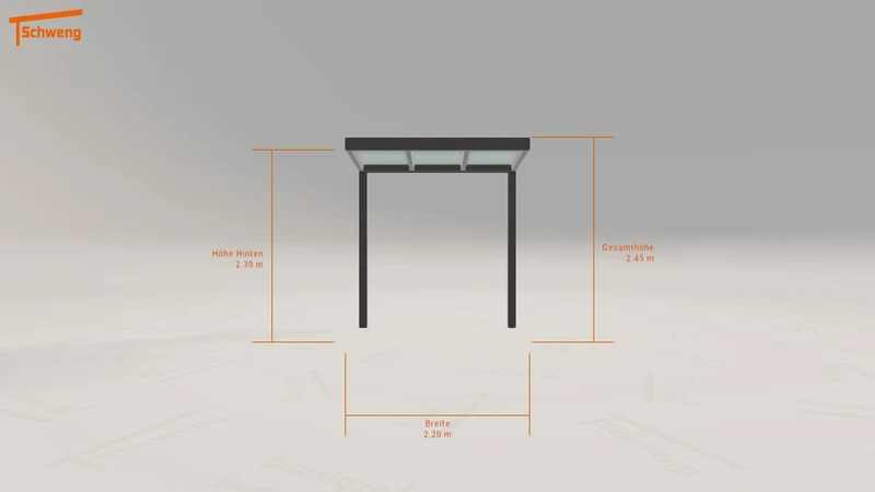 #DE Schweng Terrassenüberdachung S350 (ID qdybd8)