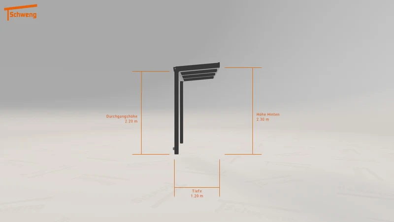 #DE Schweng Terrassenüberdachung S350 (ID qdybd8)