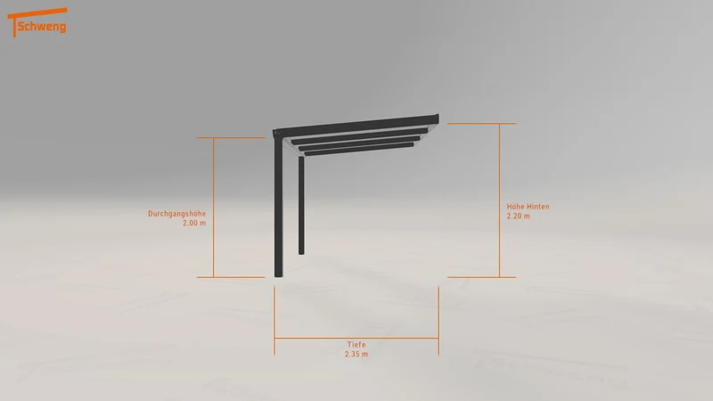 #DE Schweng Terrassenüberdachung S350 (ID jjpjrb)