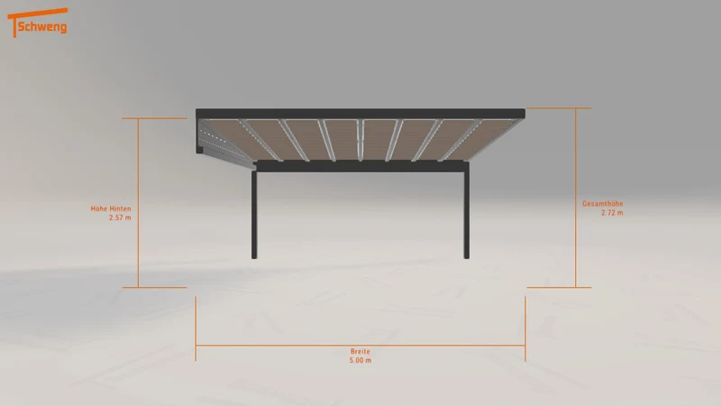 #DE Schweng Terrassenüberdachung S400 (ID n5d54g)