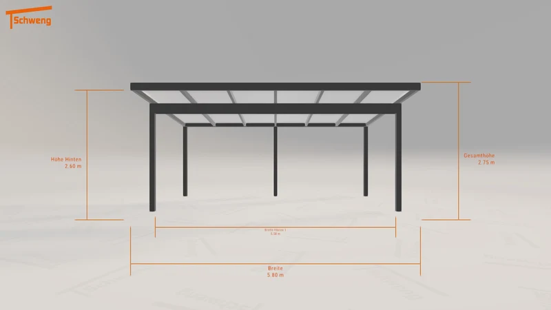 #DE Schweng Terrassenüberdachung S400 (ID mjpj7z)