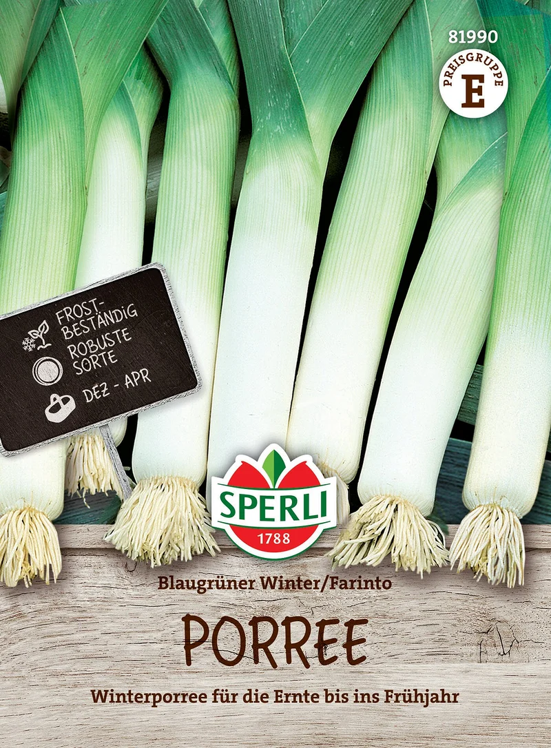 SPERLI Porree-Samen 'Blaugrüner Winter/Farinto'