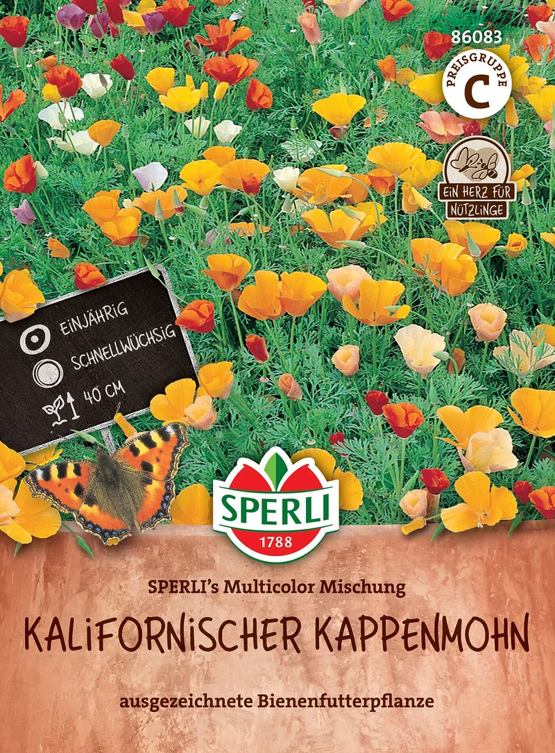 SPERLI Kalifornischer Kappenmohn-Samen "Multicolor Mischung"