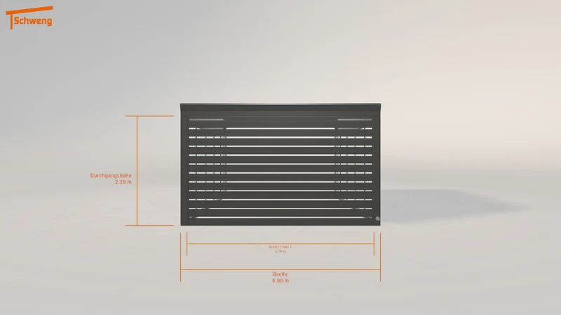 #DE Schweng Terrassenüberdachung S400 (ID v4j437)
