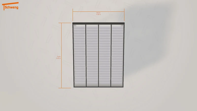 #DE Schweng Terrassenüberdachung S400 (ID v4j437)
