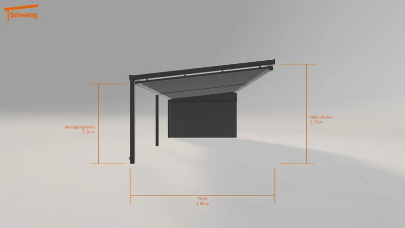 #DE Schweng Terrassenüberdachung S400 (ID pb9bnq)
