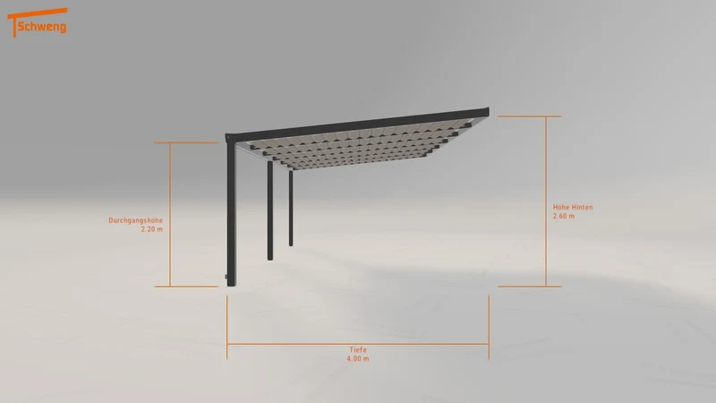 #DE Schweng Terrassenüberdachung S400 (ID ygyxpp)