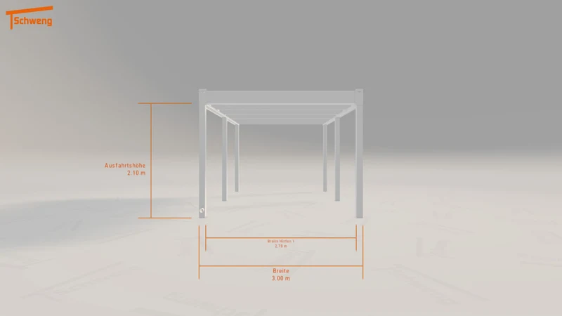 #DE Schweng Flachdachcarport C600 (ID 2q5nr7) #MTG