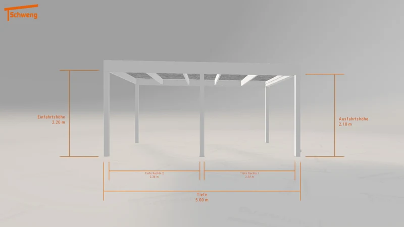 #DE Schweng Flachdachcarport C600 (ID 2q5nr7) #MTG