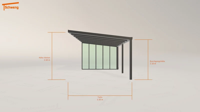 #CH Schweng Terrassenüberdachung S400 (ID 42x4k2)