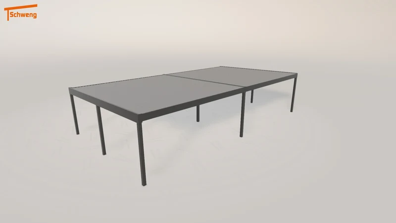 #DE Schweng Flachdachcarport C600+ (ID zb5vjw) #MTG