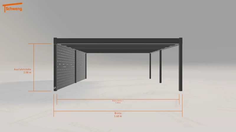 #DE Schweng Flachdachcarport C600 (ID dvdp23) #MTG