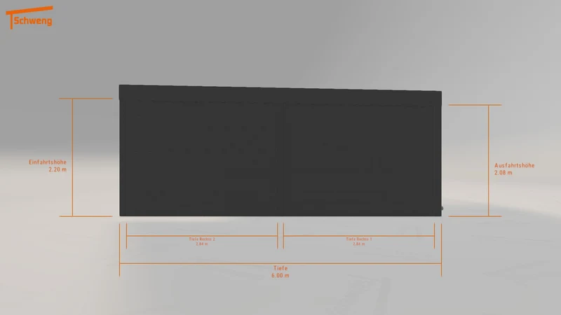 #DE Schweng Flachdachcarport C600 (ID dvdp23) #MTG