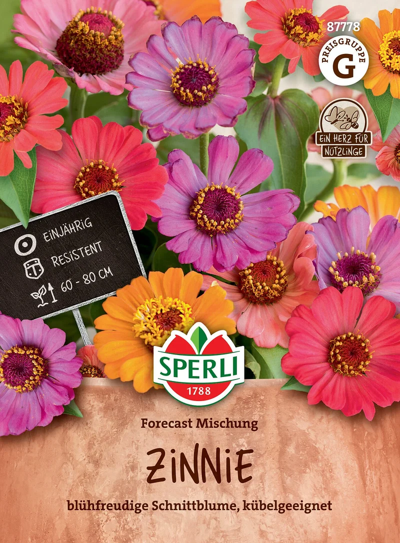 SPERLI Zinnien-Samen "Forecast Mischung"