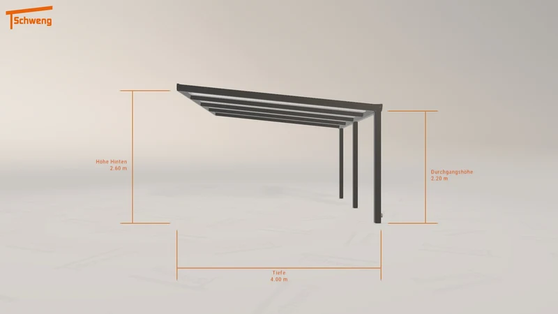 #DE Schweng Terrassenüberdachung S400 (ID mjpdp9)
