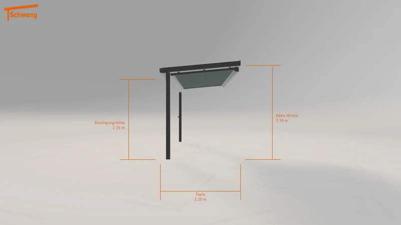 #DE Schweng Terrassenüberdachung S350 (ID v4jygg)
