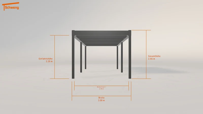 #DE Schweng Flachdachcarport C600 (ID 2q9ryq) #MTG