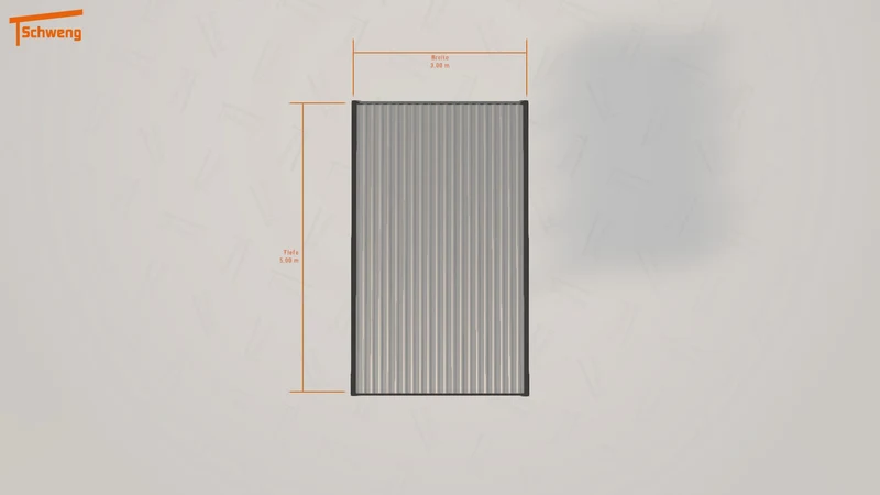 #DE Schweng Flachdachcarport C600 (ID 2q9ryq) #MTG