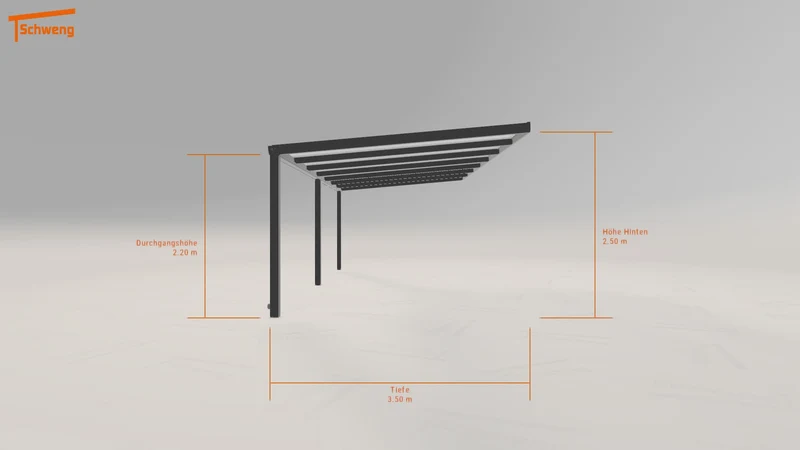 #DE Schweng Terrassenüberdachung S350 (ID bkdwpg)