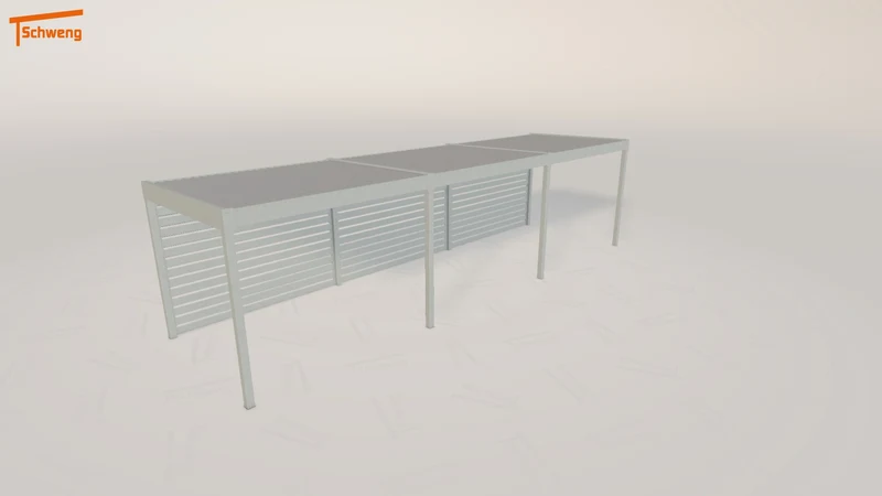 #AT Schweng Flachdachcarport C600 (ID bkd3mq)
