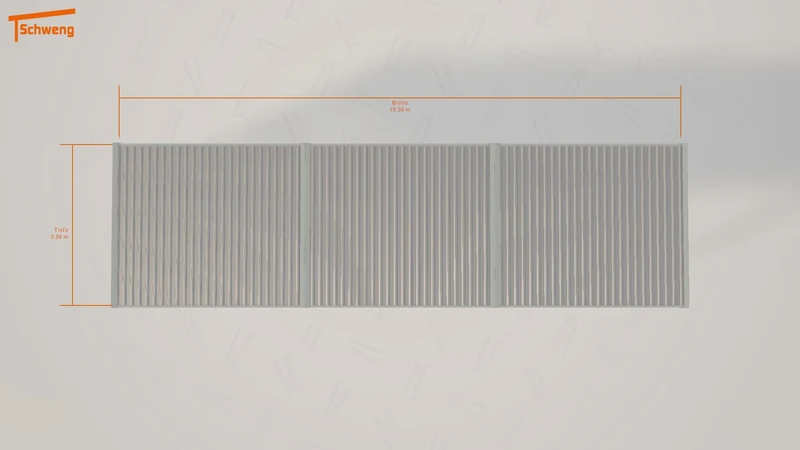 #AT Schweng Flachdachcarport C600 (ID bkd3mq)