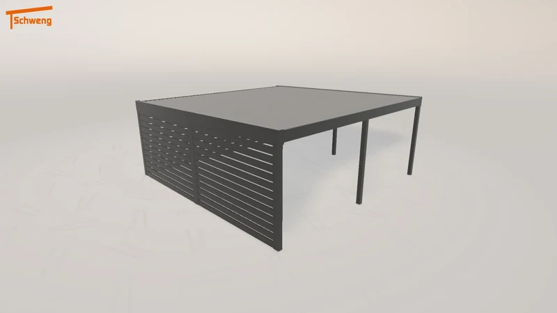 #DE Schweng Flachdachcarport C600 (ID k2vz4y) #MTG