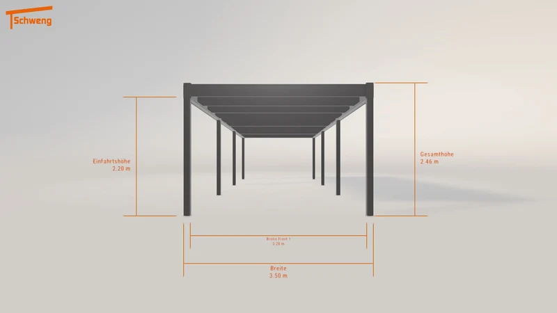 #DE Schweng Flachdachcarport C600 (ID bkd34q) #MTG