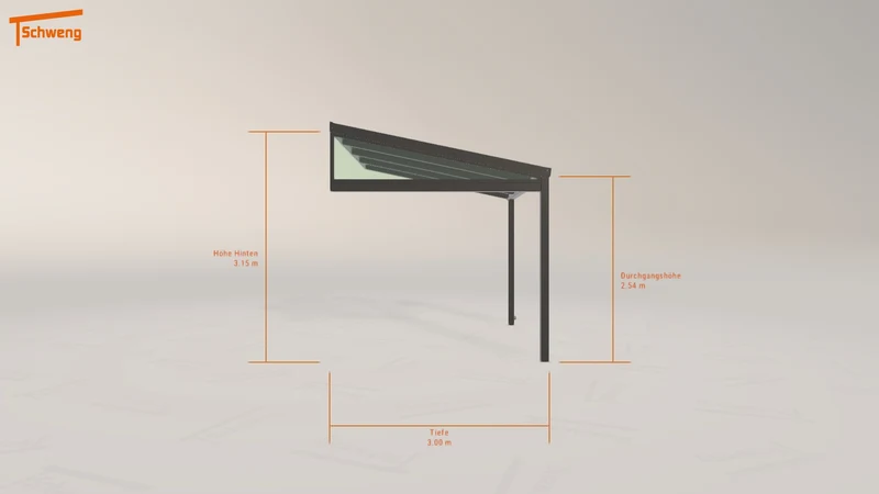 #DE Schweng Terrassenüberdachung S350 (ID 9wrmv8)