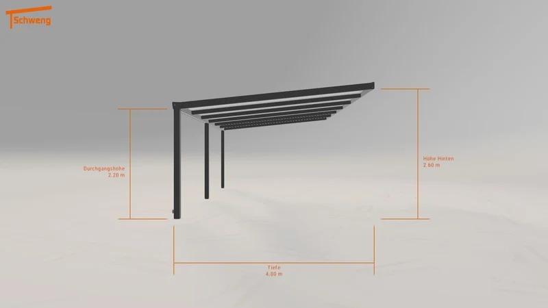 #DE Schweng Terrassenüberdachung S400 (ID pbvkqq)