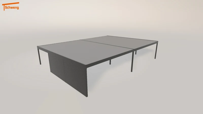 #DE Schweng Flachdachcarport C600 (ID 85jw7j) #MTG