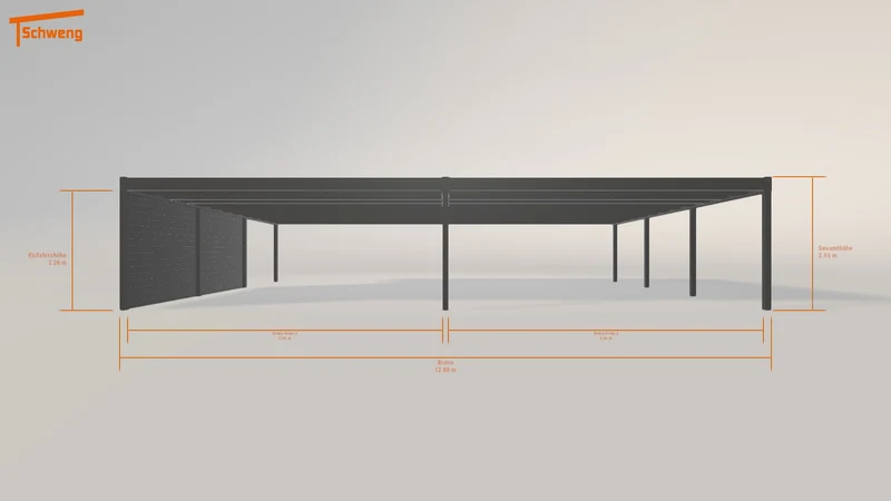 #DE Schweng Flachdachcarport C600 (ID 85jw7j) #MTG