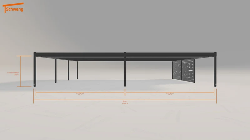 #DE Schweng Flachdachcarport C600 (ID 85jw7j) #MTG