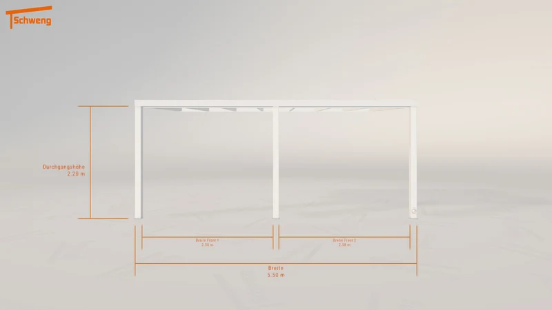 #DE Schweng Terrassenüberdachung S350 (ID rjyq39)
